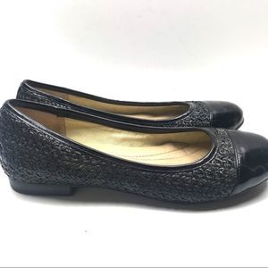 Easy Spirit black ballet flat textured -sz…